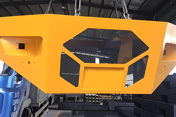 Powder coating application on sheet metal