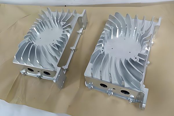 CNC machined heatsink fins