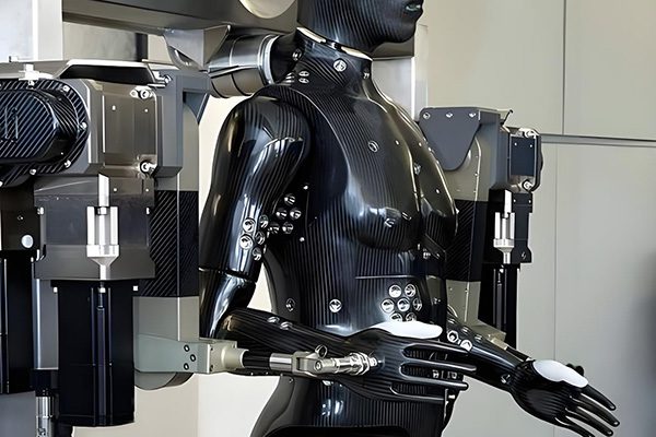 Carbon fiber prepreg layup for robot part