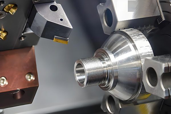 CNC precision turned parts for hydraulic and medical fittings