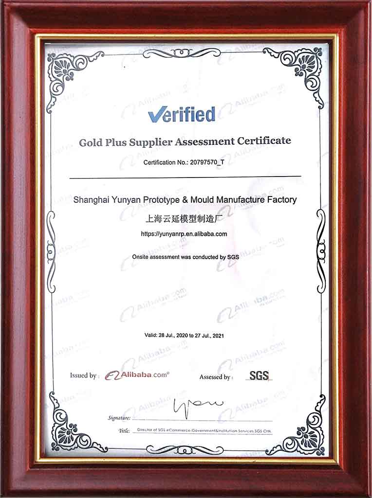SGS Certificate