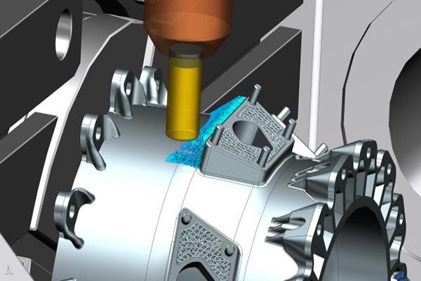 CAM software tool path simulation