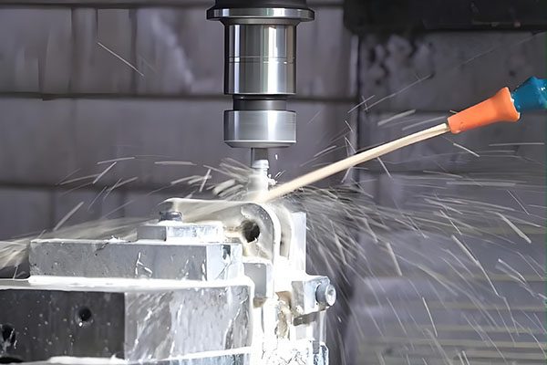 High pressure coolant for titanium precision