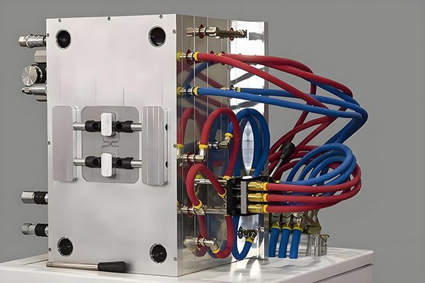 Cooling channels in injection mold