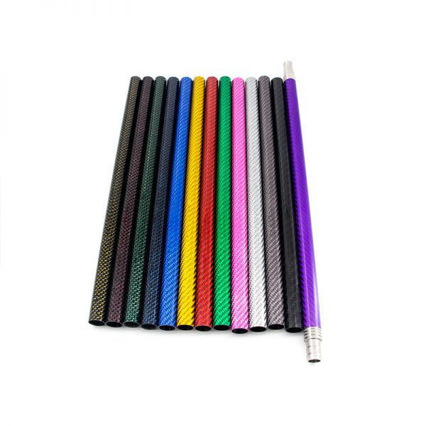 Twill carbon fiber tube