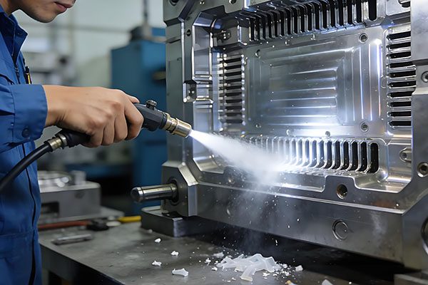 Cooling channel cleaning